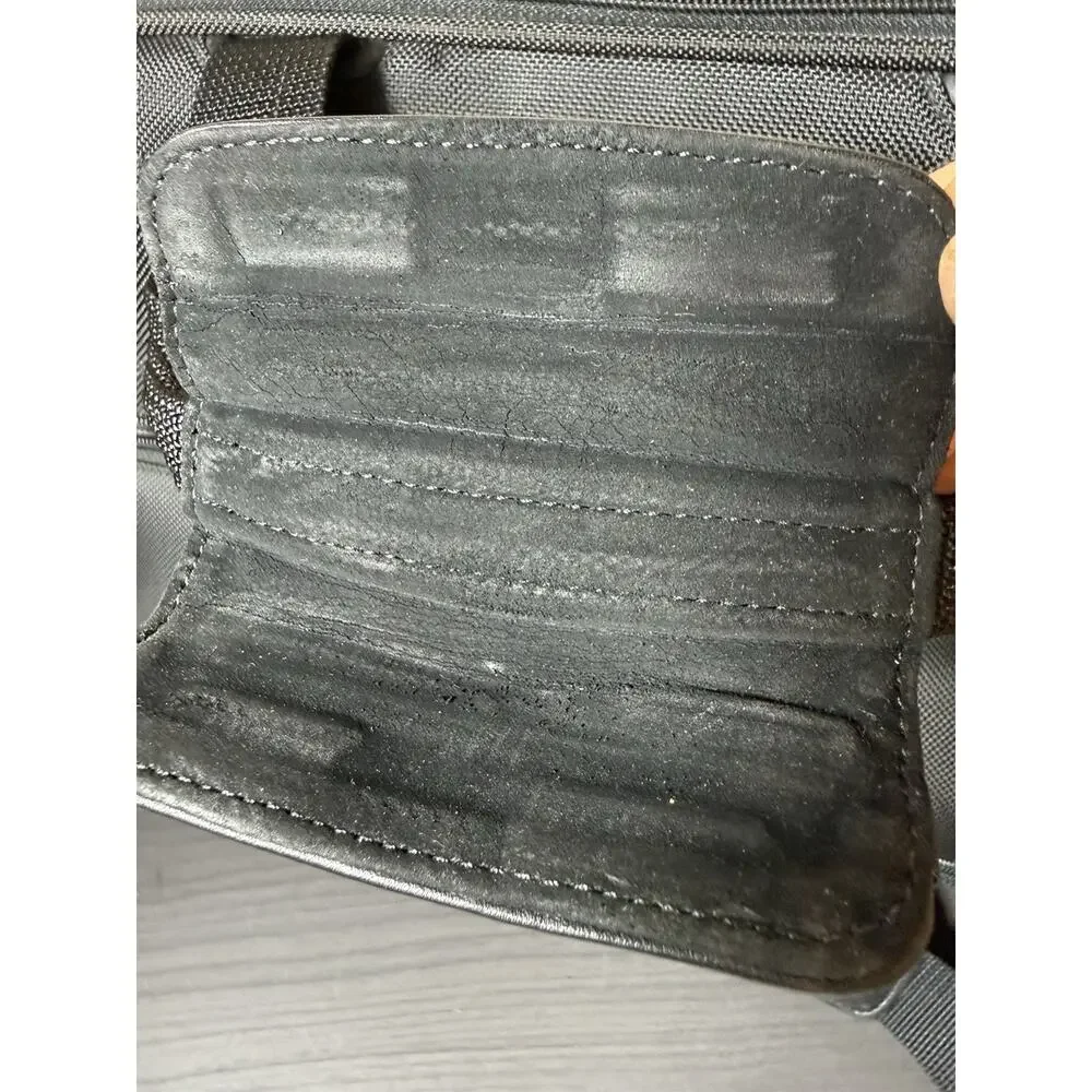 Tumi Alpha 22121D4 Ballistic Nylon Expandable Laptop Briefcase Carry On Bag
